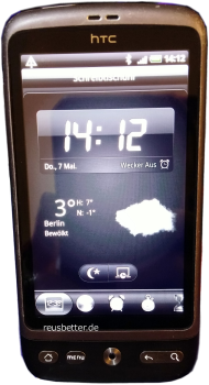 HTC Desire PB99200 Smartphone ☢ 3.7 Zoll ☢ 5.0 MP ☢ Android ☢ Graphit