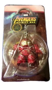 HULKBUSTER 3D Ψ Metallic Motiv Anhänger mit Schlüsselring Ψ Infintiy WAR