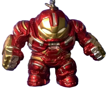 HULKBUSTER 3D Ψ Metallic Motiv Anhänger mit Schlüsselring Ψ Infintiy WAR