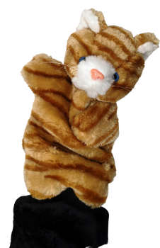 Tiegerkatze Handspieltier シ Handpuppe シ Webpelz Katze Handpuppe