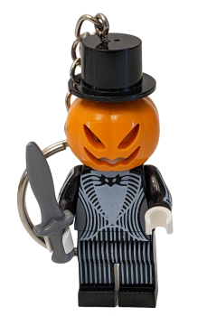 Jack Pumpkin Schlüsselanhänger ☢ LOZ Bausteine Set ☢ Halloween DIY Geschenk