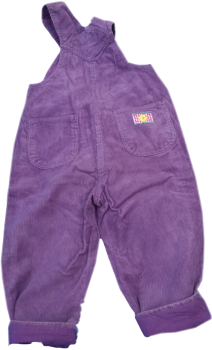 Kinder Cordhose Mädchen Latzhose Winter gefüttert - Lila