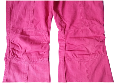 Kinder Cargohose Jeans シ für Mädchen シ Pink シ Größe 158 シ von Lamici