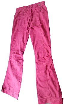 Kinder Cargohose Jeans シ für Mädchen シ Pink シ Größe 158 シ von Lamici