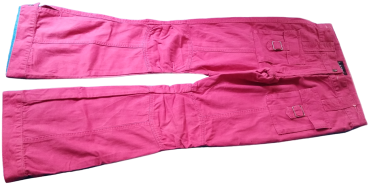 Kinder Cargohose Jeans シ für Mädchen シ Pink シ Größe 158 シ von Lamici