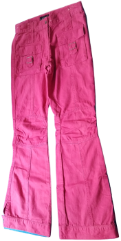 Kinder Cargohose Jeans シ für Mädchen シ Pink シ Größe 158 シ von Lamici