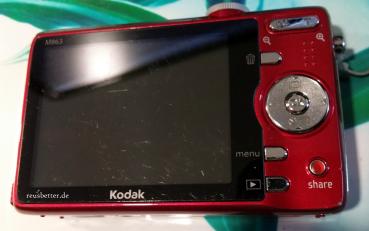 Kodak Easyshare M863 Digital Kamera | 8.2 MP | 2.7 Zoll | Rot