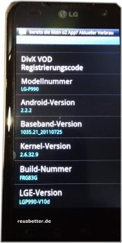 LG P990 OPTIMUS Speed Smartphone |  8GB | 4 Zoll | Android Smartphone | Simlock Frei