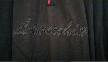 Lavecchia Herren Kurzarm V-Neck Shirt Schwarz | 7XL-78 | Übergöße