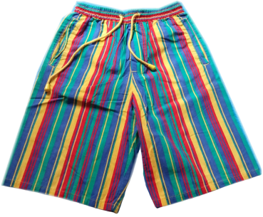 Kindershort Schlupfshorts bunt gestreift Lego Größe 128