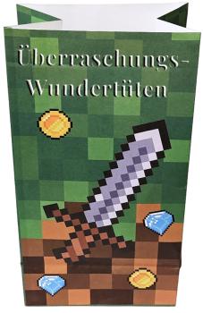 Merchandise-Geschenke Überraschungs-Wundertüten Minecraft Motive