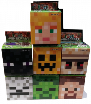 Schlüsselanhänger Minecraft Motiv Set シ  Golem シ  Sammel Box Set