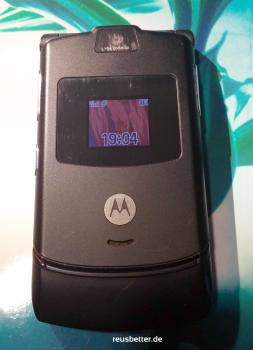 Motorola RAZR V3 Klapphandy | 2,2 Zoll LCD | Schwarz | Simlock Frei