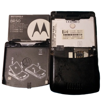 Motorola RAZR V3 Net - Klapphandy | 2,2 Zoll LCD | Android Icons | Schwarz | Simlock Frei