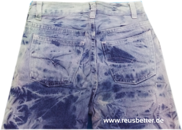 Kinder Hose Crash One Batic Wash Jeans Größe 128