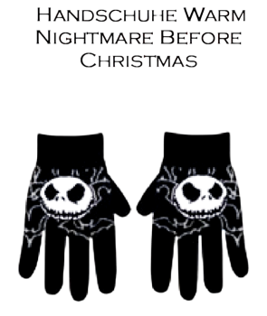 The Nightmare Before Christmas Handschuhe Jack Skellington