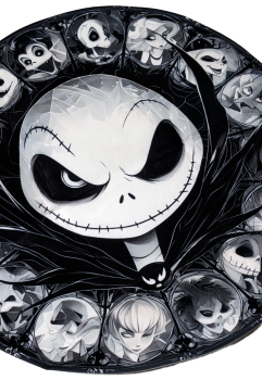 Nightmare Before Christmas - Jack Skellington Bad Wohnzimmer Flur Teppich