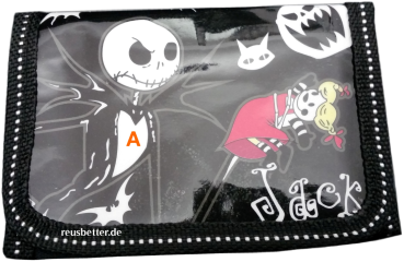 Jack Skellington mit Puppe Geldbörse - Nightmare Before Christmas Portemonnaie