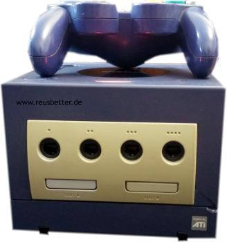 Nintendo GameCube Konsole DOL-001 EUR Lila mit Spiel The Legend of Zelda und Mikro