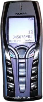Nokia Handy 7250i | Imperfect Blue | Candy-Bar | Simlock Frei
