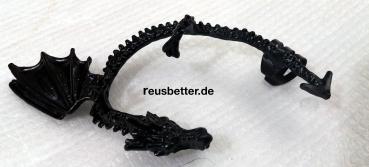 DRACHEN Ohrring Schwarz Ohrclip EAR CUFF