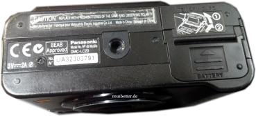 Panasonic LUMIX DMC-LC20 2,0 MP | 1,5" TFT LCD | Digitalkamera - Schwarz
