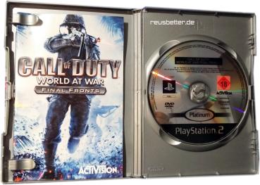 Call of Duty 〄 World at War Final Fronts 〄 PS2 - PlayStation 2