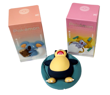 Pokemon Schlaf Figur Snorlax ✰ im Set mit Sammelbox