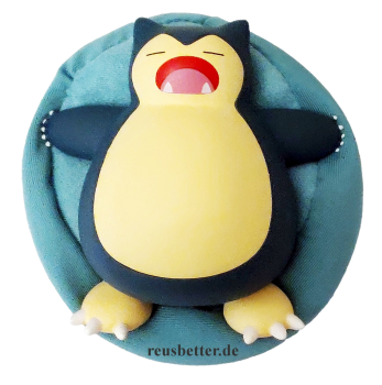 Pokemon Schlaf Figur Snorlax ✰ im Set mit Sammelbox