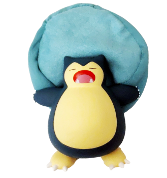 Pokemon Schlaf Figur Snorlax ✰ im Set mit Sammelbox