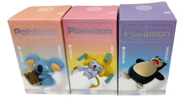 Pokemon Schlaf Figur Snorlax ✰ im Set mit Sammelbox