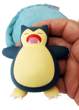 Pokemon Schlaf Figur Snorlax ✰ im Set mit Sammelbox