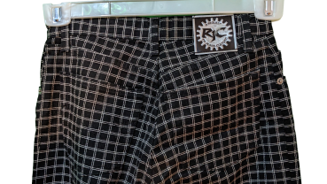 RJC Regular fit Jeans für Jungen Karomuster schwarz 152