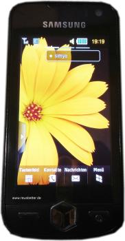 Samsung Jet GT-S8000 Smartphone | Rose Schwarz | 5 Megapixel | 3,1 Zoll | Simlock Frei