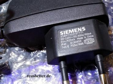 Siemens D5BHTN00137771 ☛ Netzteil Ladekabel ☛ 5V/620mA
