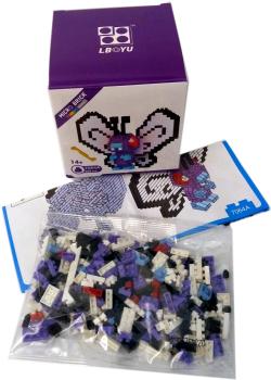 Smettbo - Butterfree Pokemon シ  iBlock Fun LOZ Modellbausteine incl. Box シ