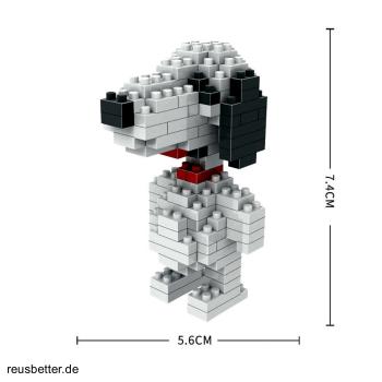 Snoopy - iBlock Fun LOZ Diamond Micro Block Set mit Box