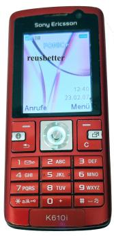Sony Ericsson K610i Candy Bar ❖ Evening Rot ❖ UMTS ❖ 2 Zoll Display