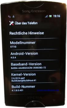 Sony Ericsson XPERIA Mini ST15i Smartphone | Schwarz | Simlock FREI