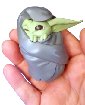 Star Wars  ☢ 3D Anhänger Figur ☢ Grogu - Yoda Figur mit Decke ☢ Boba Fett