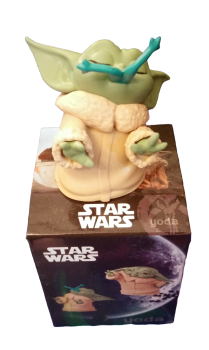 Star Wars ☢ Anhänger Figur 3D ☢ Baby Grogu - Yoda Figur ☢ Frosch Larve ☢ Boba Fett