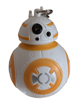 Star Wars Droide BB-8 Schlüssel -Taschenanhänger mit Licht und Sound