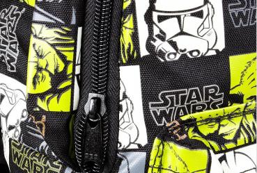 Star Wars Motiv Rucksack plus Geschenk ☢ Stars Wars Schulrucksack Yoda ☢ Trooper