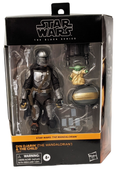 Star Wars The Black Series The Mandalorian mit Grogu Hasbro Action Figur Modell Spielzeug