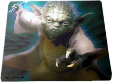 Star Wars - Master Yoda Motiv Movie Mauspad