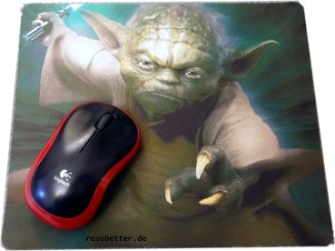 Star Wars - Master Yoda Motiv Movie Mauspad