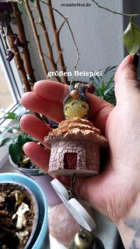 Mein Nachbar Totoro ☀ Fenster Deko hängend ☀ Studio Ghibli ☀ Windspiel Haus Steingut