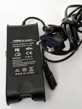 VHBW DELL Notebook Ersatznetzteil ☣ 19.5V , 4,62A ☣ AC Adapter