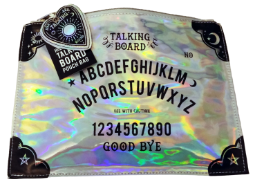 Wicca Occult Brett Ouija Kosmetiktasche ☣ Iridenscent Spirit Board ☣ Make-up Tasche