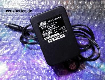 YHi Power Adapter YC-1015-15 ☛ +15VDC ☛ Ladegerät Netzteil